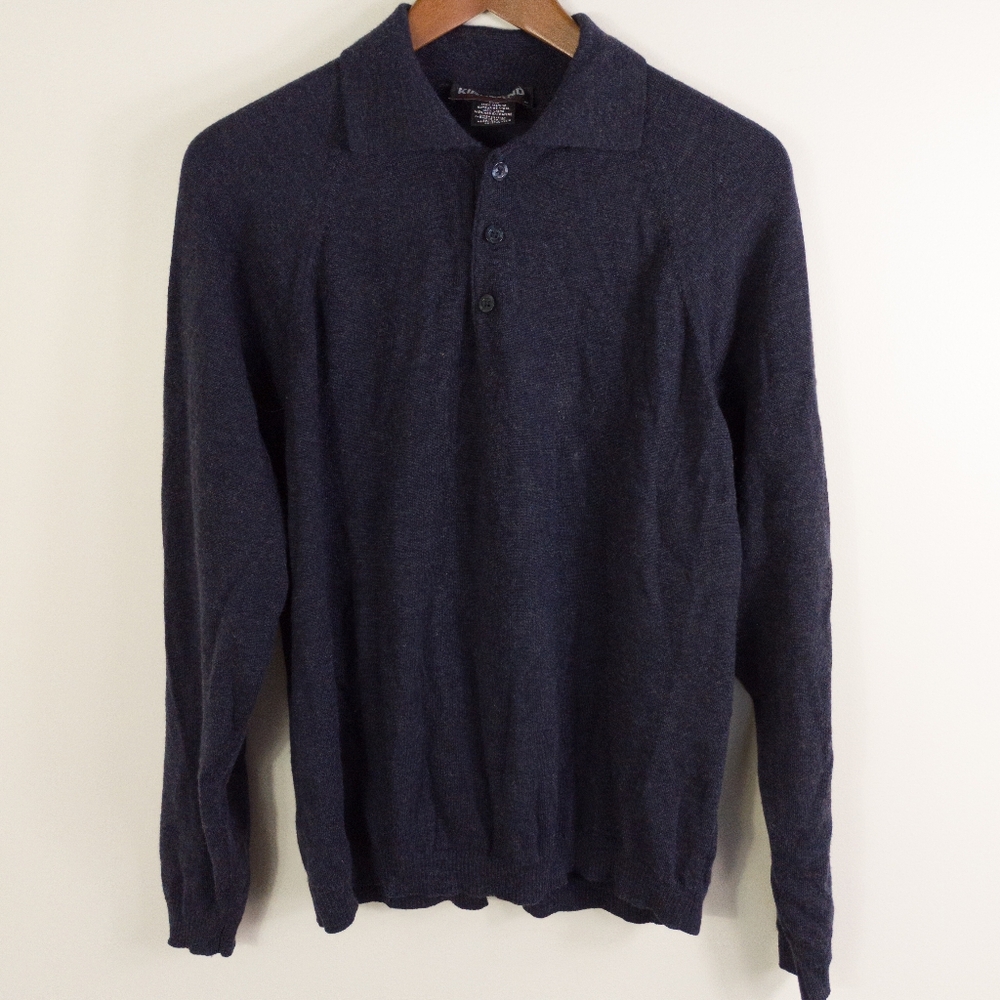 Kirkland Signature Men’s Medium 100% Extrafine Merino Wool Long Sleeve Sweater M